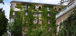 Maison of Cite Universitaire having a green facade (http://www.ciup.fr/en)