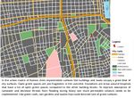 Relationship between built and open green spaces