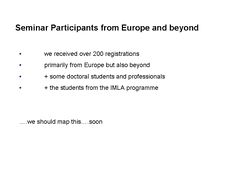 active and passive participants with different backgrounds