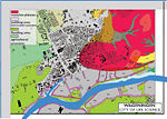 The city is continuously expanding leading to a decreasing number of permeable surfaces. From West to East, the soil layers are less fertile, therefore less used for agriculture and urban agriculture practices. Within the city the permeability reached 0 in certain places and squares or proximity spaces.