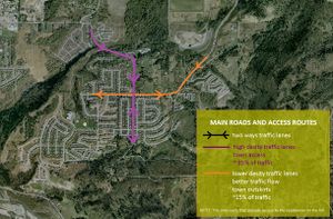 Main Roads and Access Routes