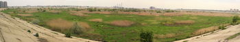 (12) panoramic view from the west side toward the lake - spring