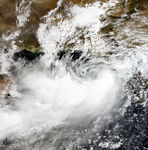 Tropical Cyclone Gonu, Cyclone 03B, in June 2007 caused flooding and wind damage in Karachi