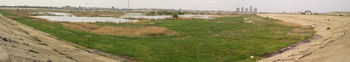 (6) panoramic view from the east side toward the lake - spring