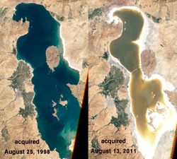Urmia Lake during 13 years (Figure 5)