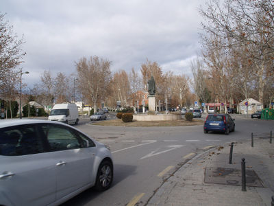 Glorieta de Santiago Rusiñol The other side of the Tagus river.jpg