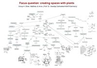 Concept Map, Creating Spaces with plants, group 4