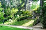 Rustic stairs in Parc Montsouris (http://parisdartiste.wordpress.com/tag/parc-montsouris/)