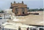 Natural disaster along coastal line, Mumbai's Gateway of India on July 26, 2005.[14]