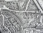 Frankfurt am Main, Germany: This part shows the Judengasse (jewish ghetto) and the monastery of the dominican order.