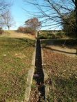 Drainage canal in school yard