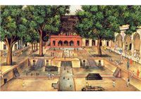 Jharna Old Painting source: Site Planning Studio, School of Planning and Architecture, New Delhi-2014
