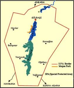 Location of Mogan Park in Gölbaşı SPA