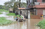 Flood area in Ajegunle