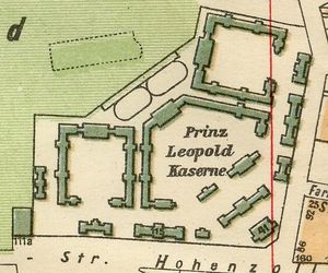 Stadtplan Muenchen 1930 Prinz Leopold Kaserne.jpg