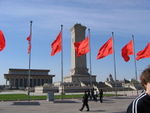 Monument to the People's Heroes and the Mausoleum of Mao Zedong