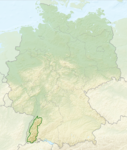 Map of Black Forest-Germany