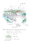 Mumbai's Land use., sketch by Nisit C.