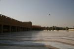 The kindy plaza is the central meeting place of the precinct.