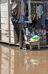 Flood affected settlement