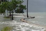 King tide breaches sea wall, source:abc.net.au