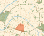 Green areas in Paris and the 14th arrondissement (http://en.wikipedia.org/wiki/14th_arrondissement_of_Paris#mediaviewer/File:Paris_14e_arr_jms.gif)