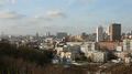 Overview of Montreuil´s urban landscape from the still forested hills